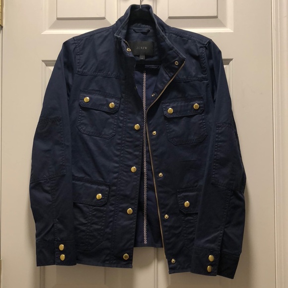 J. Crew Jackets & Blazers - J.Crew Downtown Field Jacket, Navy, Small